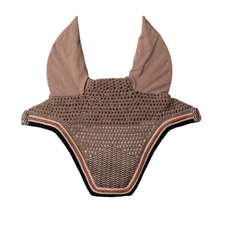Bonnet Anti-mouche Kentucky Pied-de-Poule - Cheval - Bordeaux / bleu marine Petit Prix