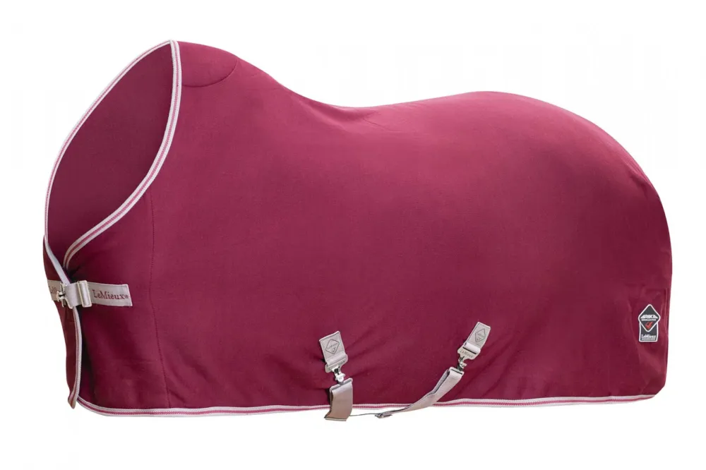 Bon March Couverture polaire LeMieux Arika Jersey-Tek - 125 cm - Bordeaux
