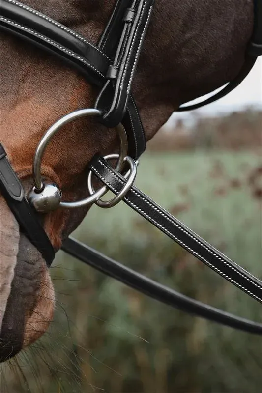 Must-Have Rnes Caoutchouc Working by Dy'on 1/2 7 arrtoirs fermeture anneaux - Grand cheval - Noir