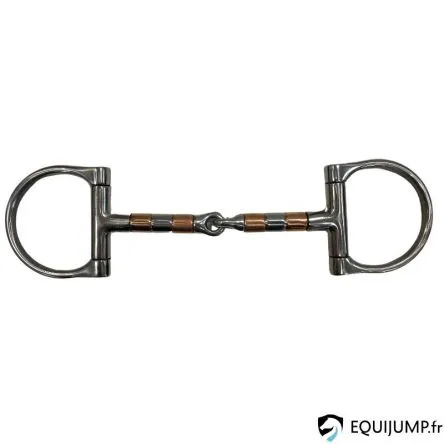 Mors Verdun Canon Rouleau Laiton 12mm Pro Confort - 115MM - ACIER INOXIDABLE/CUIVRE - 12MM Commander Vite