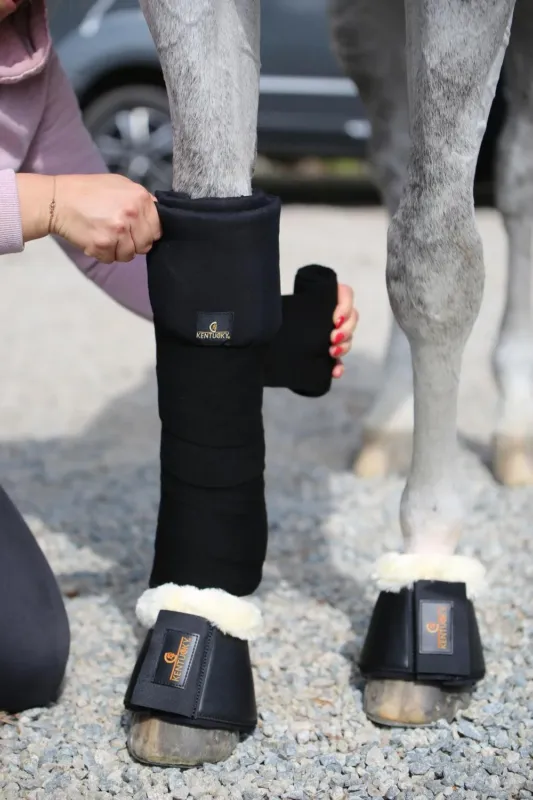 Bandes en laine Kentucky - Noir Nouvel Arrivage
