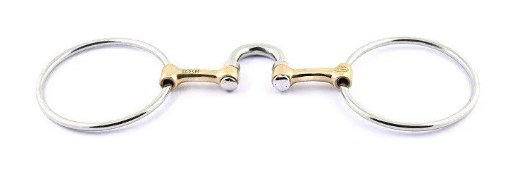 Meilleur Choix Mors Jump'In fin double brisure grand passage de langue - 125 mm
