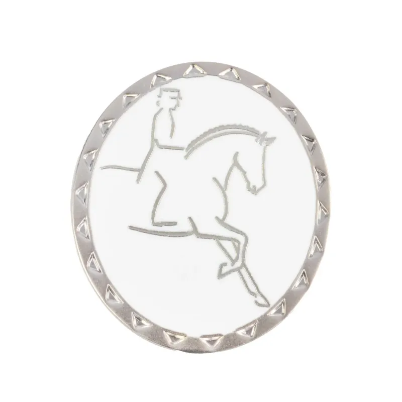Broche cavalire de dressage Umbria Equitazione - Argent Dernier Modle