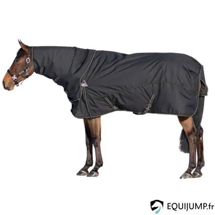 Pas Cher Ensemble 200G +100G Noir/Twist Couverture+Sous couverture+Couvre Cou QHP - NOIR - 135CM