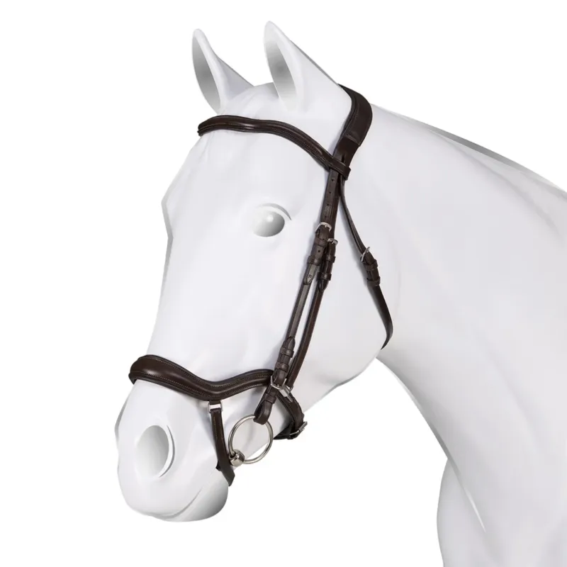 Soldes Bridon en cuir Acavallo Allegoria - Cheval - Marron fonc