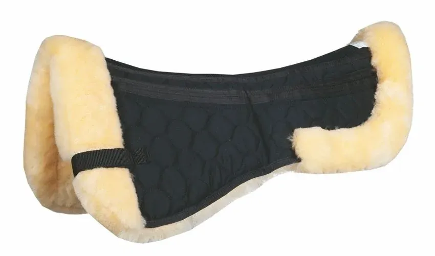 Offre Limite Amortisseur mouton vritable Style HKM - Naturel