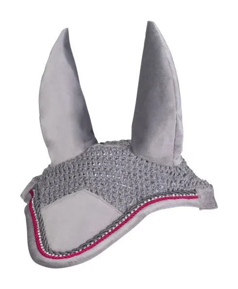 Bonnet anti-mouches Berry HKM - Cheval - Gris fonc Paiement Scuris