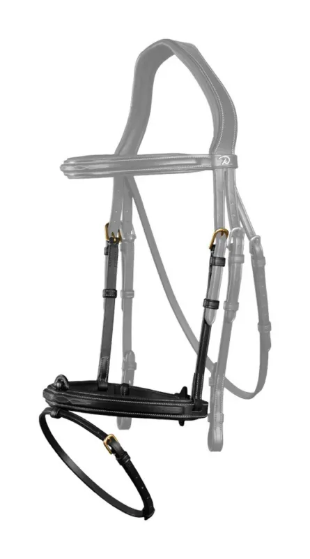 Muserolle Combine D Collection by Dy'on - Poney - Noir Jusqu puisement Des Stocks