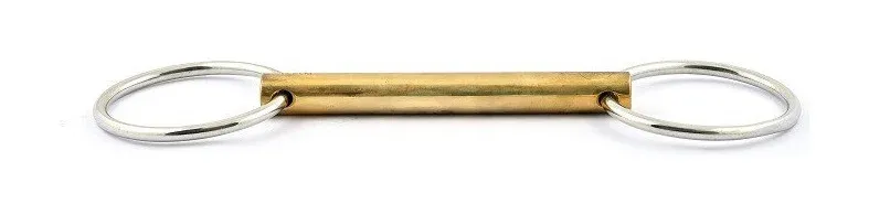 Mors 2 anneaux 70 mm Jump'In flte fin sans trous - 135 mm Solde
