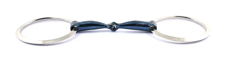 Paiement Scuris Mors Jump'In Blue Steel grands anneaux plats - 135 mm