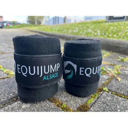 Bandes de Repos Poney 2.5mEquijump Alsace - NOIR Nouvel Arrivage