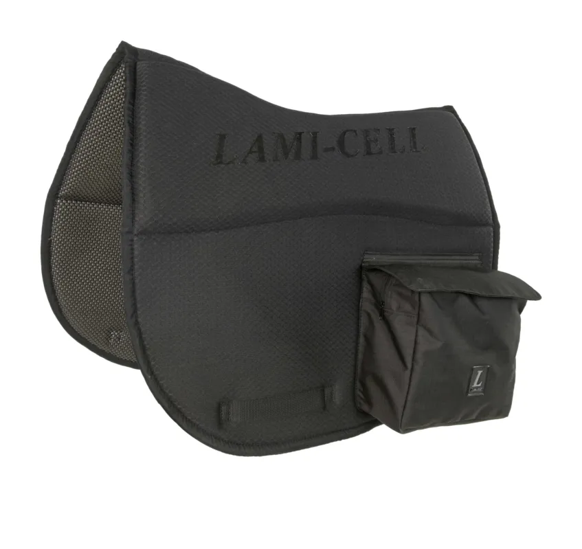 Tapis de randonne Lami-Cell poches - Cheval - Noir Prix Promo