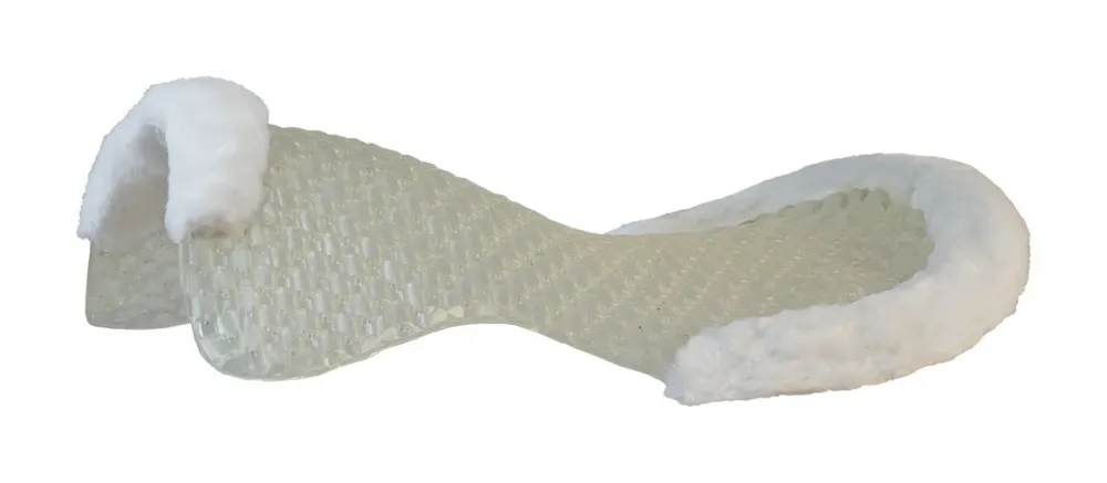 Amortisseur Acavallo respirant Gel et contour mouton - S - Transparent / blanc Offre Spciale