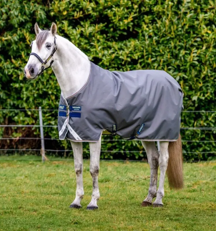 Couverture Horseware Amigo Bravo 12 Original 100g 1200D - 125 cm - Gris shadow / marine / lime Acheter Direct