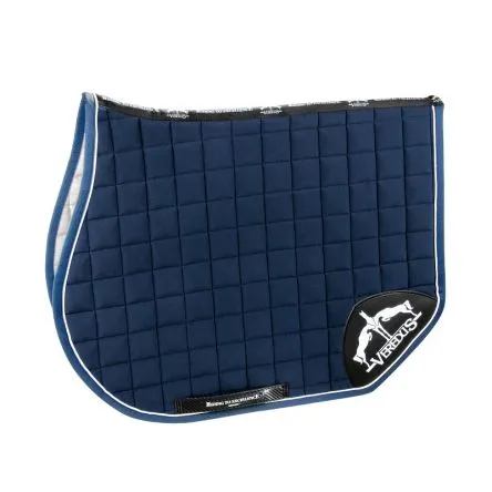 Tapis De Selle Double Logo Veredus Bleu# Pas Cher