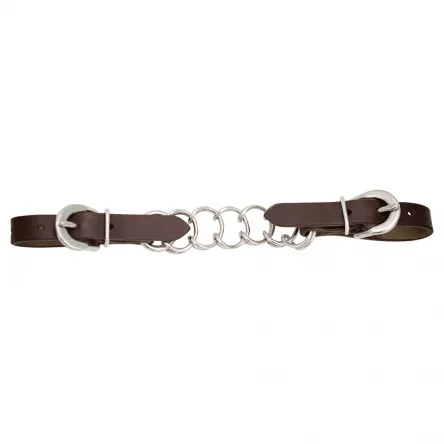 Expdition Rapide Gourmette Western Attaches Cuir Brun#