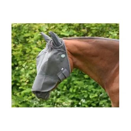 Masque Emouchine avec Oreilles et Naseaux Ravene - PONEY Meilleur Choix