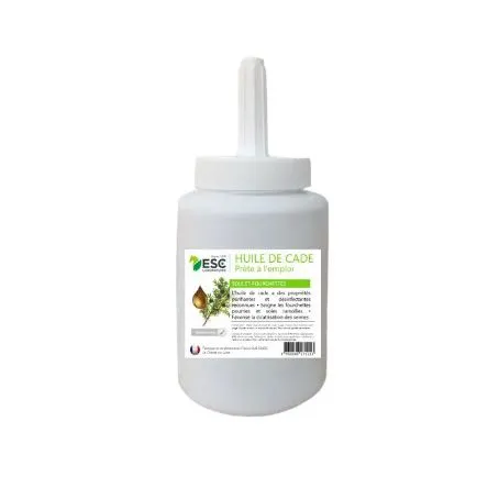 Livraison Gratuite Huile de cade 500ml + pinceau ESC#