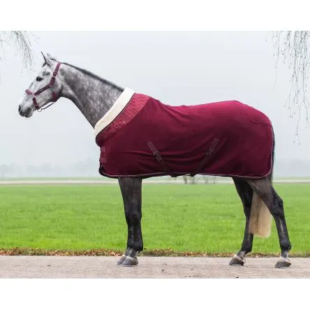 Chemise Polaire Brillance Bordeaux QHP - BORDEAUX - 135CM Certifi