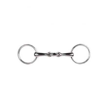Prix Promo Mors 2 anneaux Double Brisure Inox QHP - 135MM