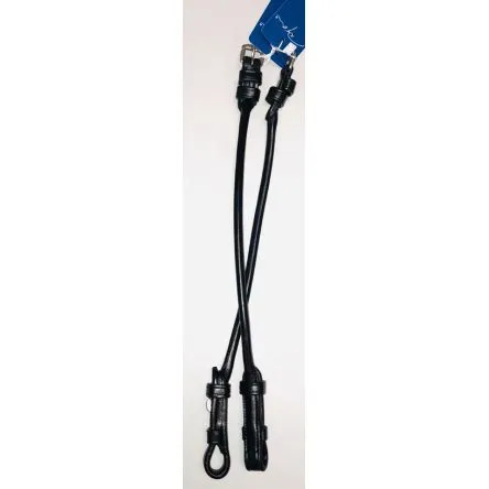 Montant Cuir rond Noir Dyon – NOIR – 13&prime; – 33cm Super Prix