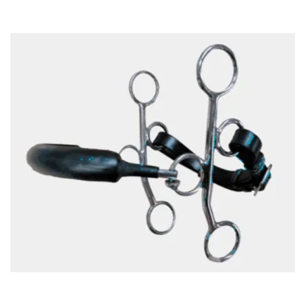 Mors Hackamore rigide branches courtes Jump In - UNIQUE - ACAJOU - INOX Commander Maintenant