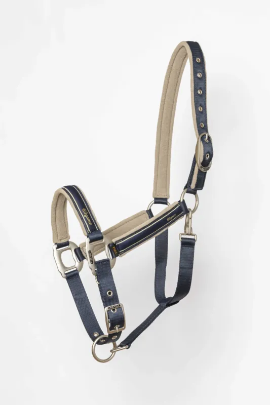 Licol Lami-Cell Elegance - Poney - Marine / champagne Prix Rduit