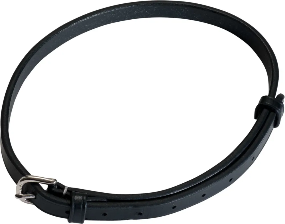 Vente Directe Lanire 9 mm pour muserolle combine Eric Thomas Pro - Noir