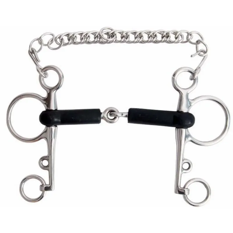 Mors Pelham Caoutchouc T de T - 125 mm Prix Choc