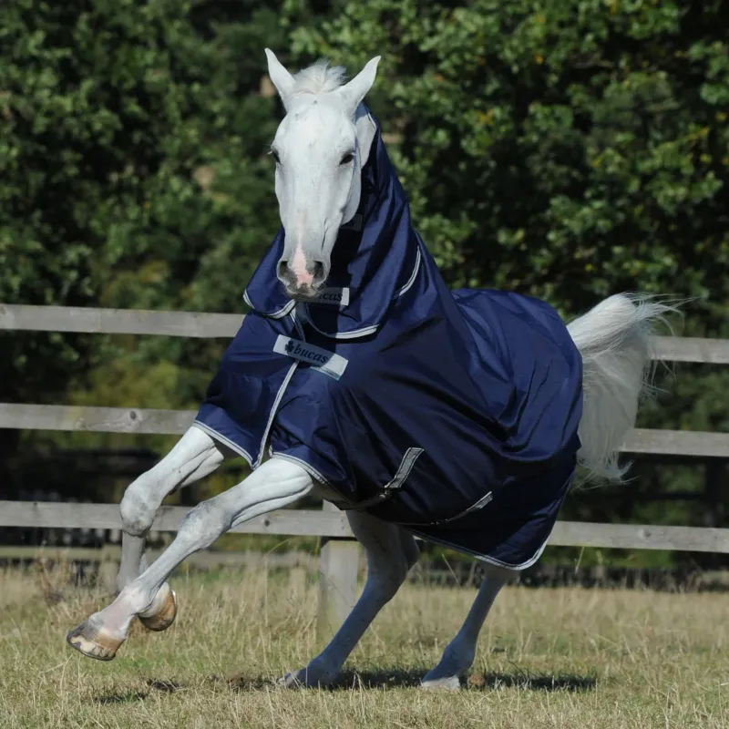 Rduction Couverture Bucas Freedom Turnout Full Neck 150g 900D - 115 cm - Bleu marine