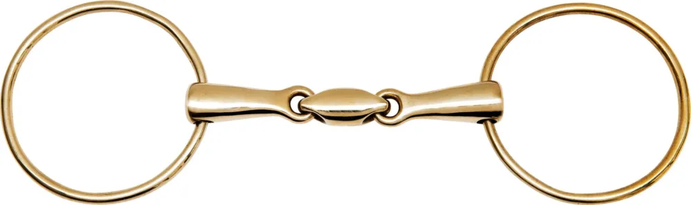 Mors 2 grands anneaux Feeling Anatomic maillechort - 135 mm Promotion