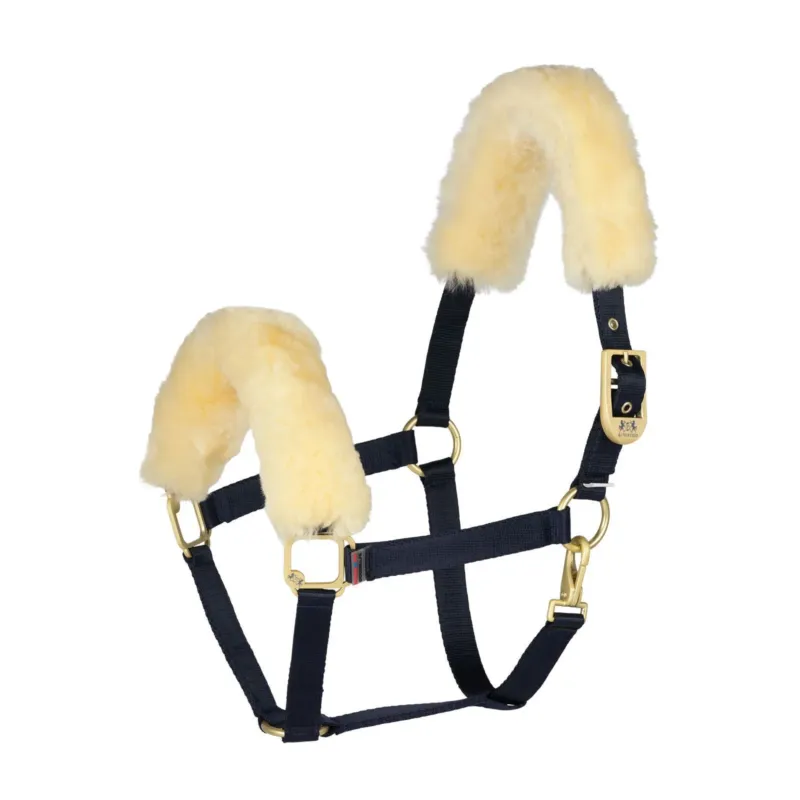 Commande En Gros Licol B Vertigo Laurier mouton vritable - Poney - Bleu marine fonc