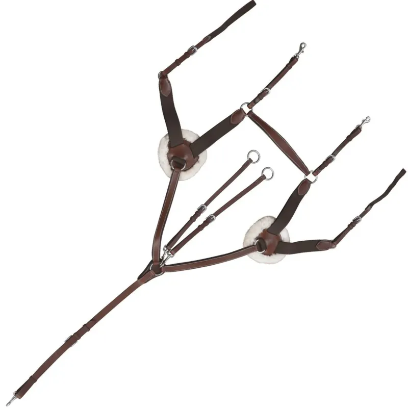 Paiement Scuris Collier de chasse Canter 5 points - Poney - Noir