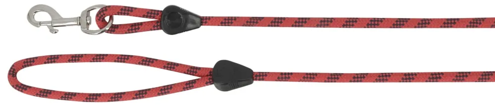 Prix Choc Longe en corde avec poigne - 2,50 m - Rouge / bleu