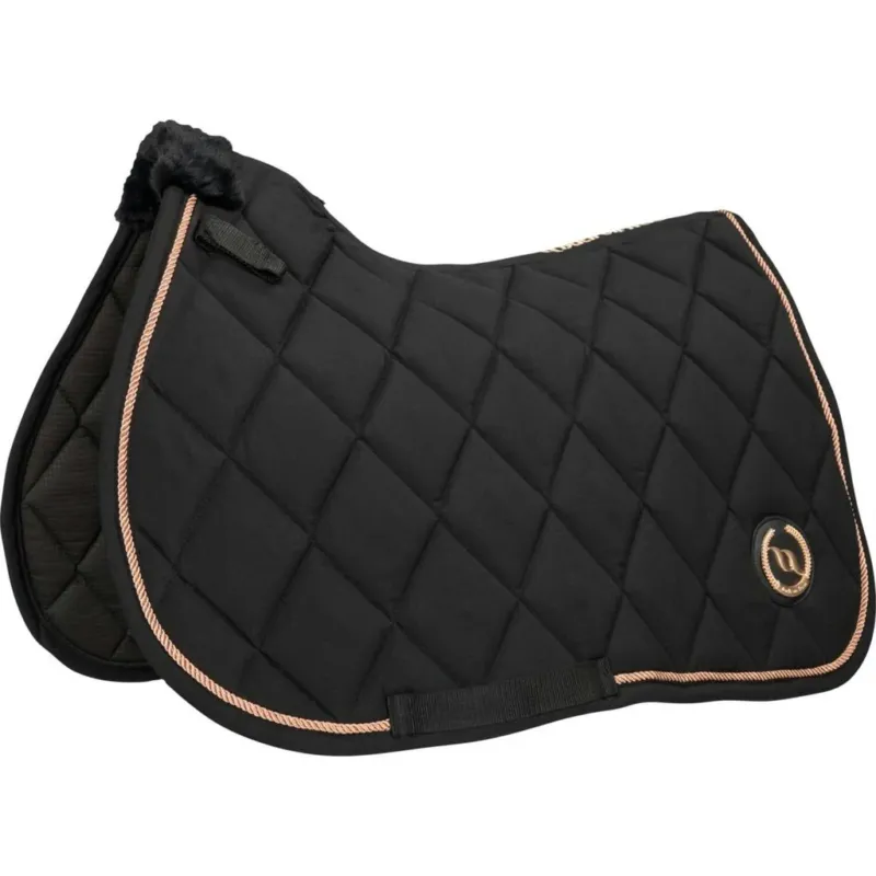 Offre Limite Tapis de selle de dressage Back on Track Haze Collection - Cheval - Noir