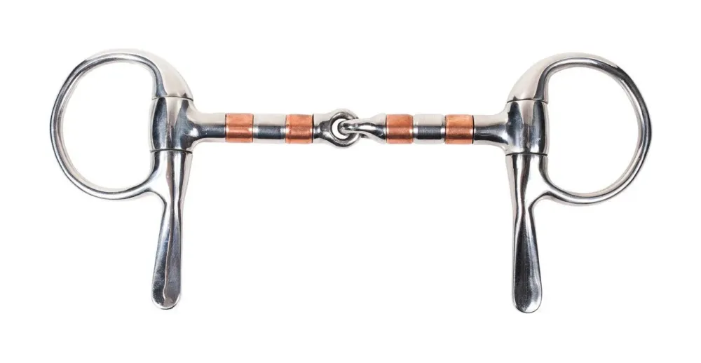 Mors d'attelage rouleaux de cuivre Finn-Tack - 115 mm Prix Choc