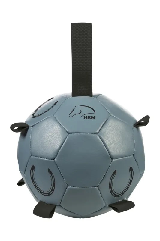 Promotion Saisonnire Ballon de jeu HKM chevaux Fun - Bleu gris