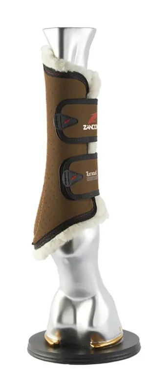 Gutres micro-perfor mouton Zandona Turnout Air postrieurs - S - Marron Super Prix