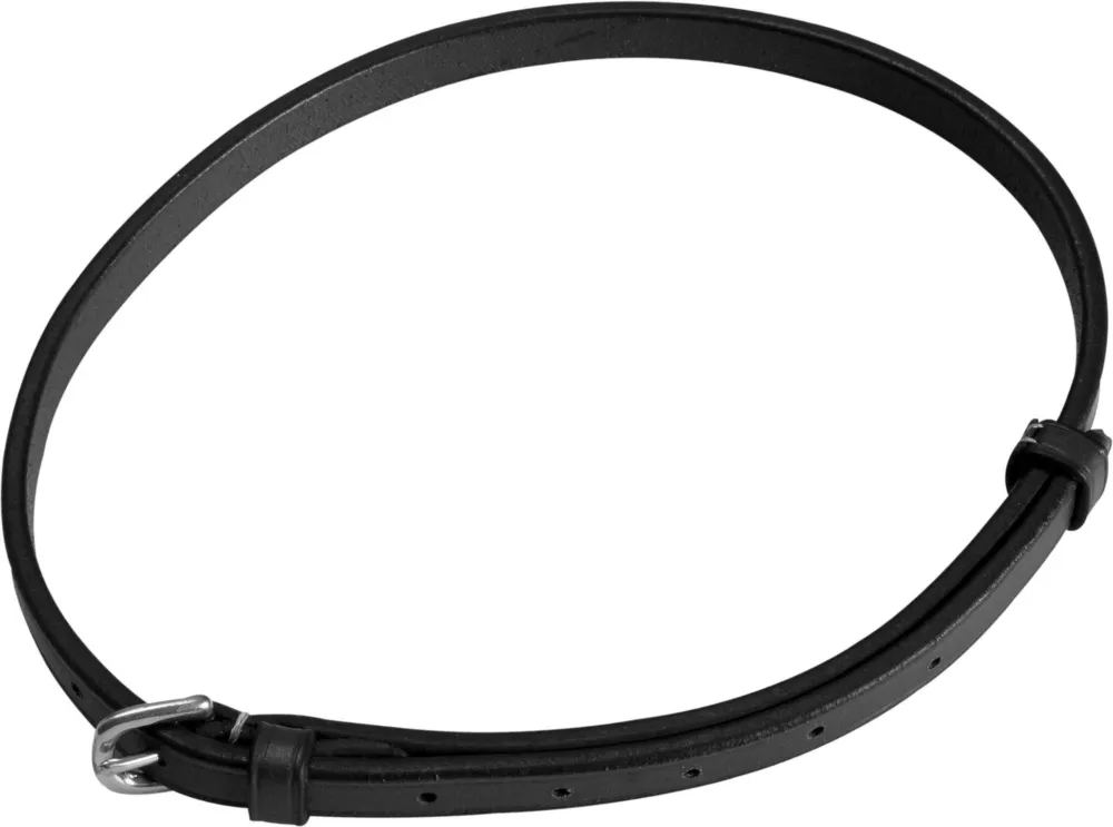 Produit De Marque Lanire 12 mm pour muserolle combine Eric Thomas Pro - Noir