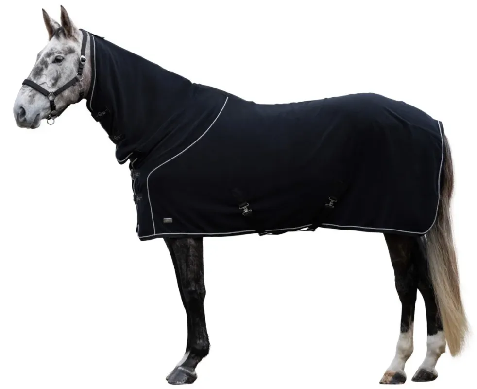 Vente Flash Couverture en polaire avec high neck CovallieroTherm - 135 cm - Noir