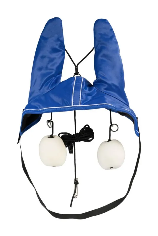 COUVRE OREILLES AVEC BOULE - Bleu Commander Maintenant