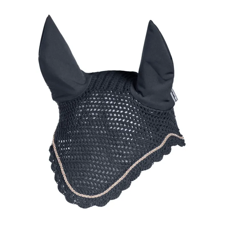 Authentique Bonnet Sam avec oreilles B Vertigo chasse-mouches - Cob - Bleu marine