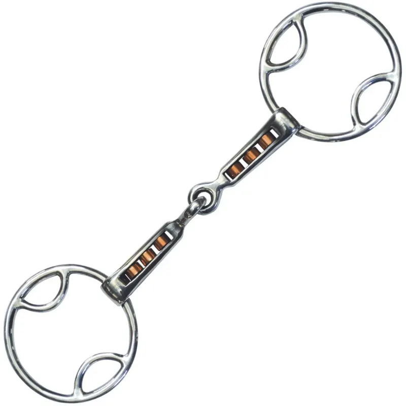 Filet 3 effets Mac Genis Privilege Equitation - 125 mm - Inox / cuivre Livraison Gratuite