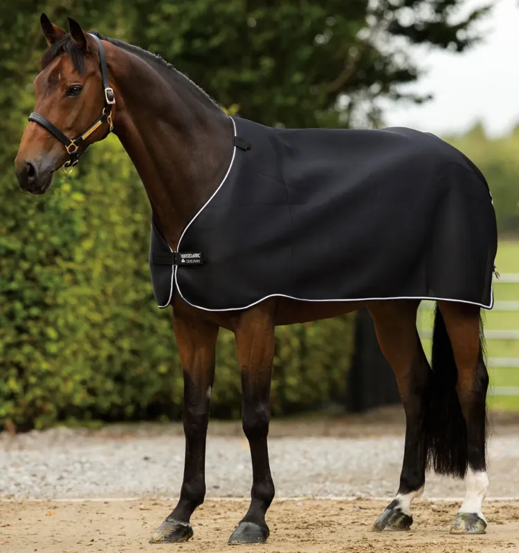 Liner Horseware Rambo Airmax 0g - 155 cm - Noir / noir / blanc Haute Qualit