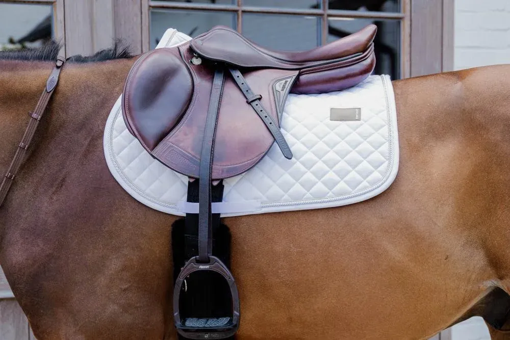 Tapis de selle kentucky Diamond Rope Jumping - Cheval - Blanc Seulement Aujourdhui