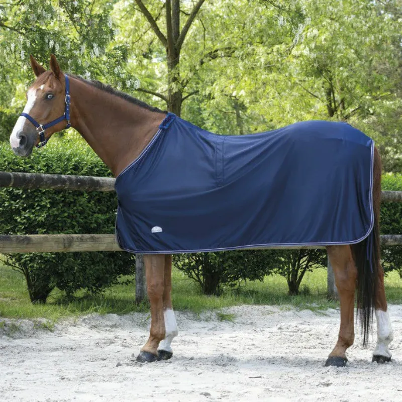 Bon March Chemise Equithme Microfleece Standard - 135 cm - Bleu marine