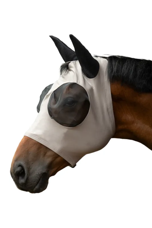 Acheter En Ligne Masque anti-mouches HKM Amalfi - Cob - Taupe