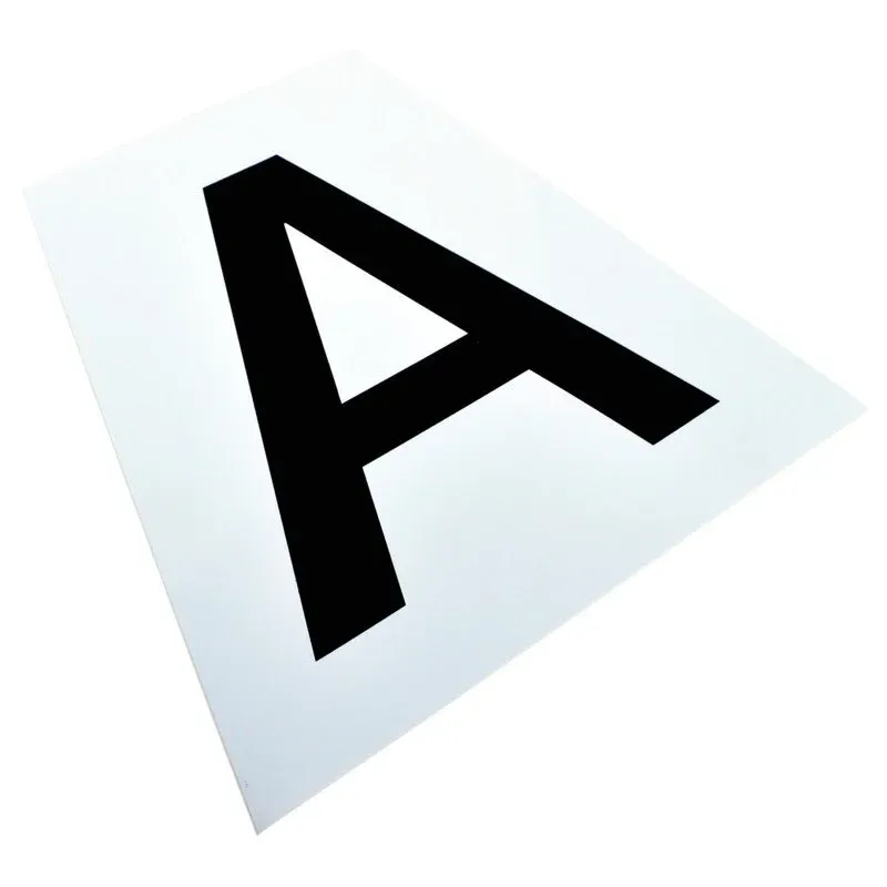 Bon Plan Jeu d'autocollants 12 lettres pour plots de dressage La Gee