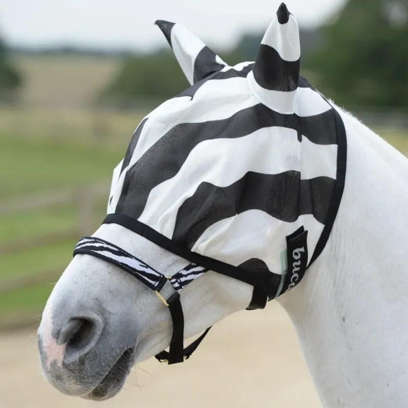 Masque anti-mouches Bucas Buzz-Off Zebra - 3XS Achat Immdiat