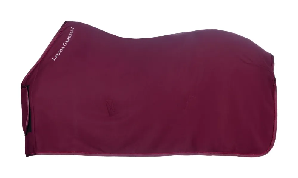 Couverture schante Lauria Garrelli Livigno - 135 cm - Bordeaux Pas Cher